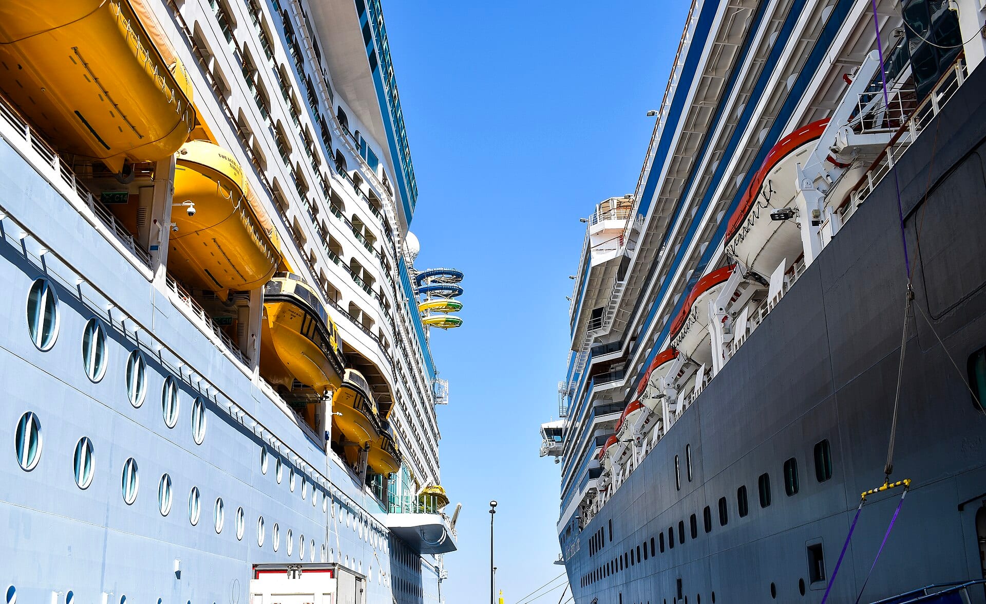 Limassol sea port and harbour on the Cyprus coast
